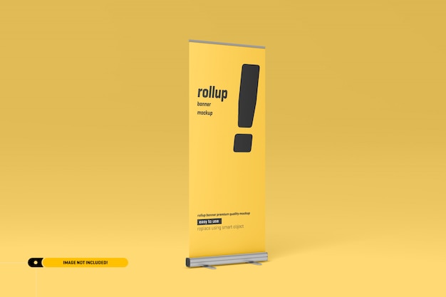 Rollup or X-Banner Mockup