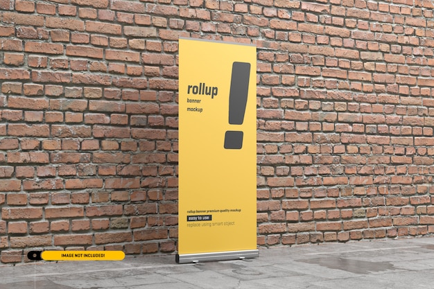 Rollup or x-banner mockup