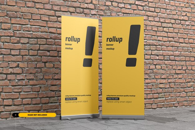 Rollup or x-banner mockup