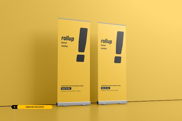 Rollup o x-banner mockup