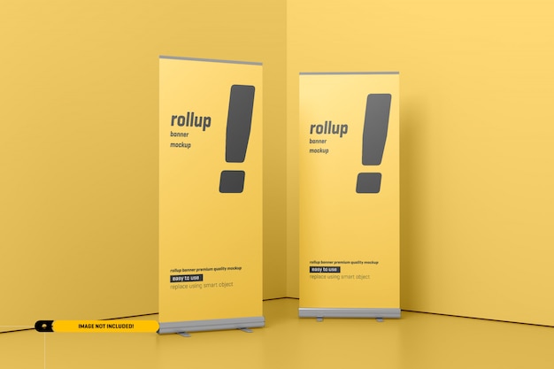 Rollup or x-banner mockup