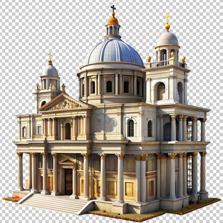 PSD roman civic basilica under construction
