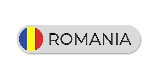 PSD bandiera della romania con testo formato file di sfondo trasparente psd romania caratteri di testo