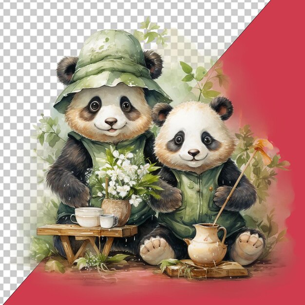 PSD romantic animals on valentine39s day