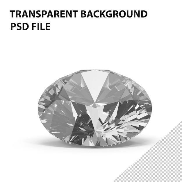 Ronde geslepen diamant png