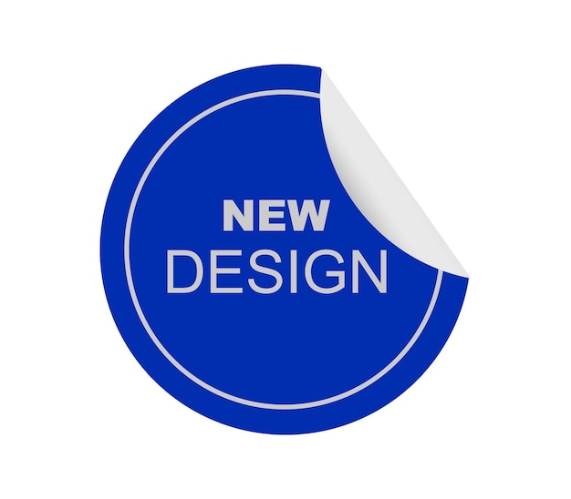 Ronde sticker schillen voor mock-up