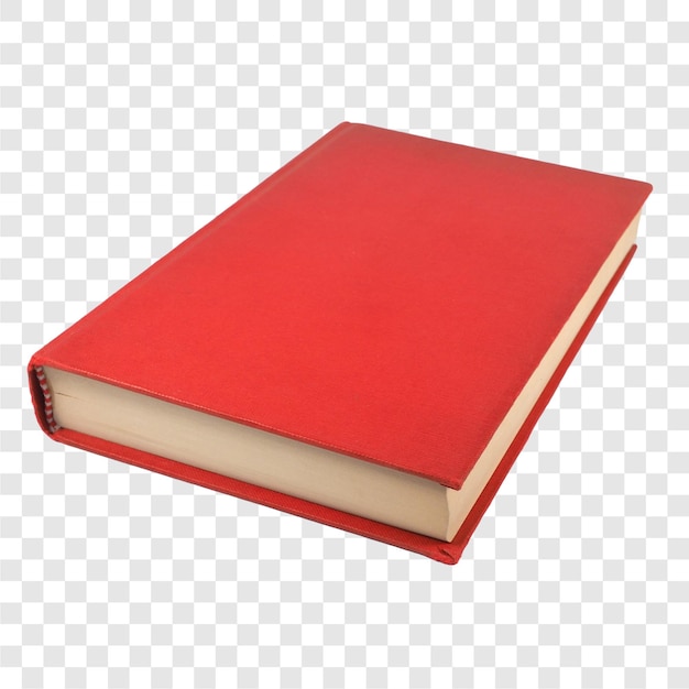 Rood boek doorzichtig