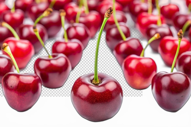 Rood kersen vers bessen patroon png