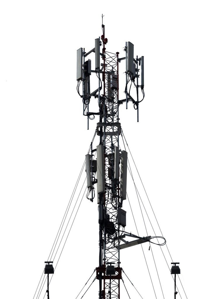 PSD rooftop antennas and telecommunication towers for wireless network and broadcasting systems