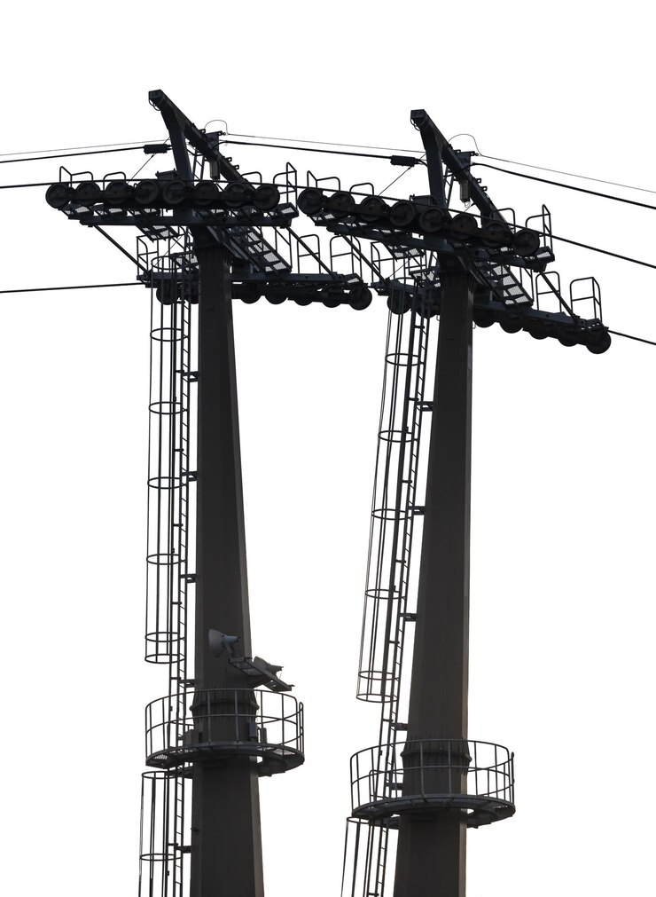 PSD rooftop antennas and telecommunication towers for wireless network and broadcasting systems