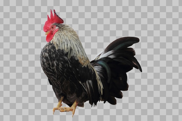 rooster hen