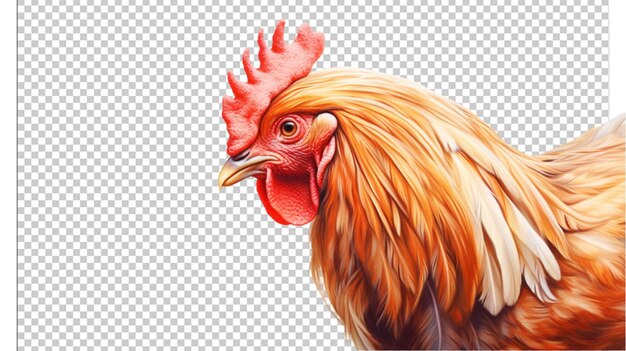 PSD rooster png