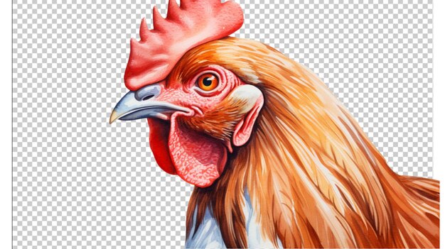 PSD rooster png