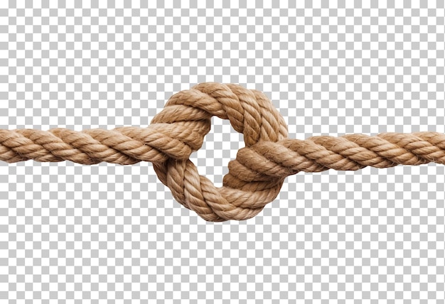 Premium PSD  Rope loop isolated on transparent background png psd