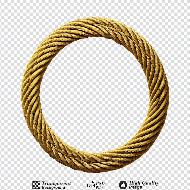 rope loop object isolated on transparent background