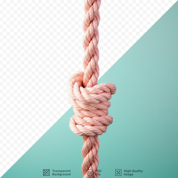 PSD a rope on a transparent background alone