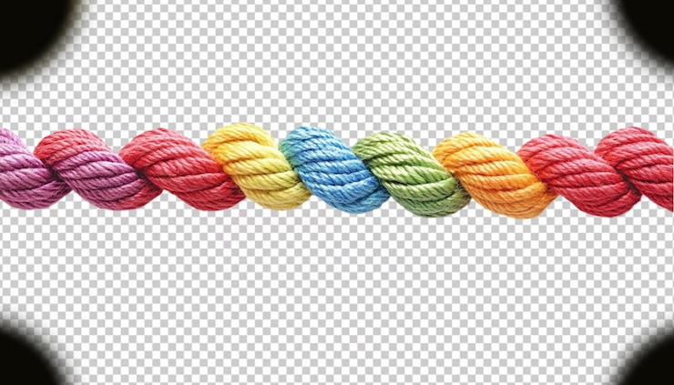 PSD rope on transparent background