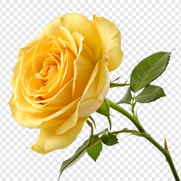 PSD 透明な背景に隔離されたバラの花 png