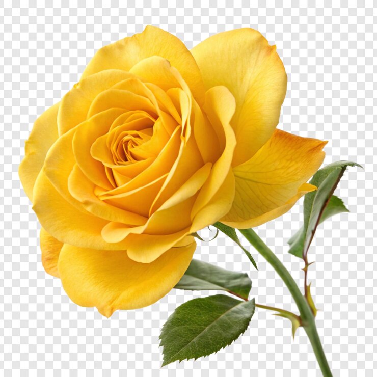 PSD 透明な背景に隔離されたバラの花 png