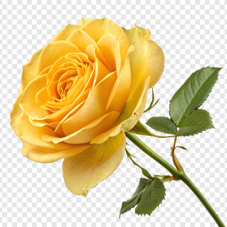 PSD 透明な背景に隔離されたバラの花 png