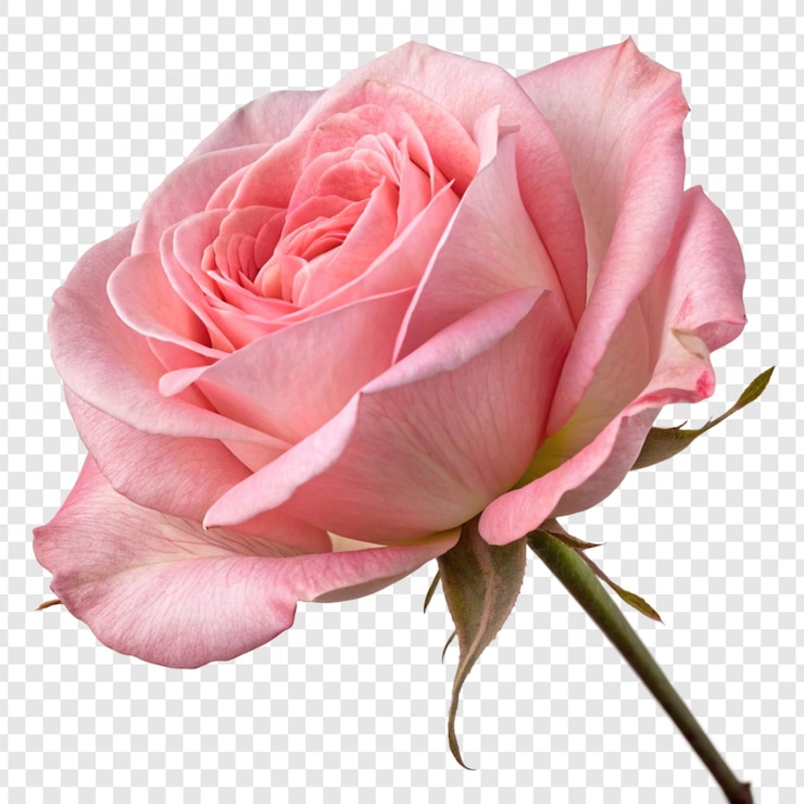 PSD rose flower png isolated on transparent background