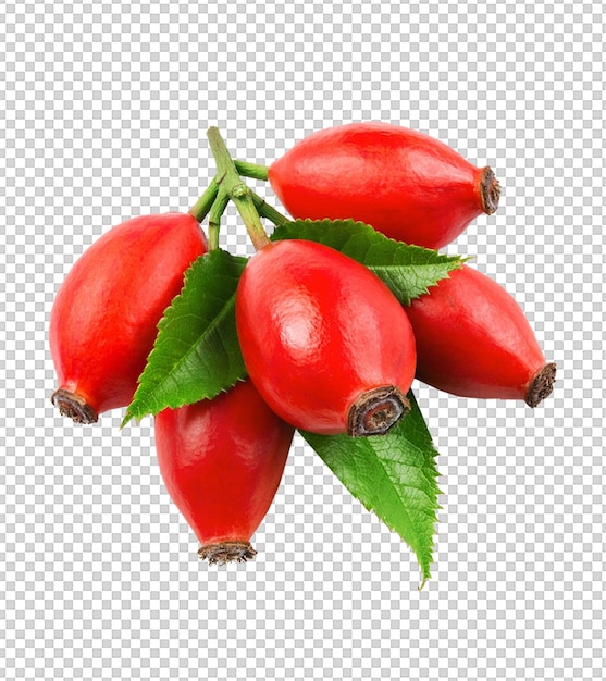 красный фрукт с зелеными листьями png