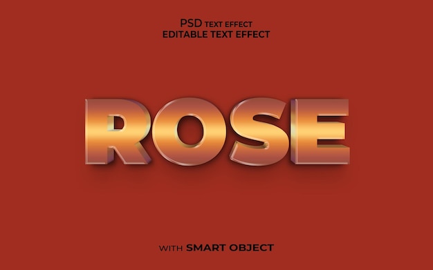 Rose text effect