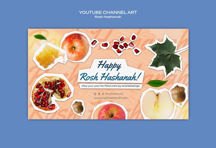 PSD rosh hashanah 模板設計