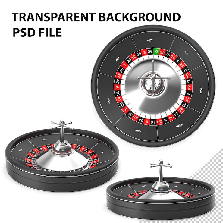 PSD roulette wheel png