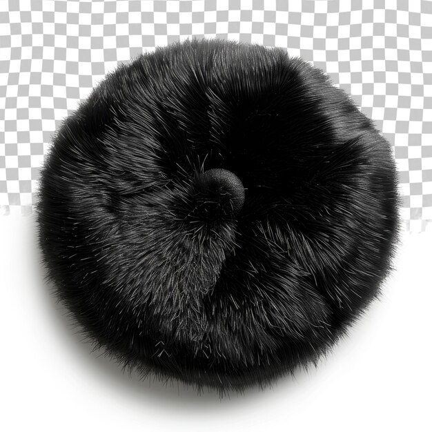 PSD a round black ball with a round black object on it