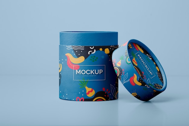 Макет круглой коробки