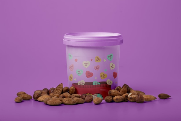 round box design mockup