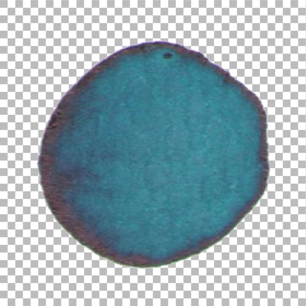 round circle water color isolated on plain background fit for your element project