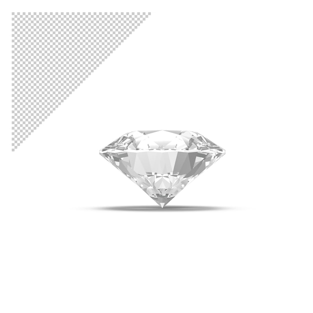 Round Cut Diamond PNG