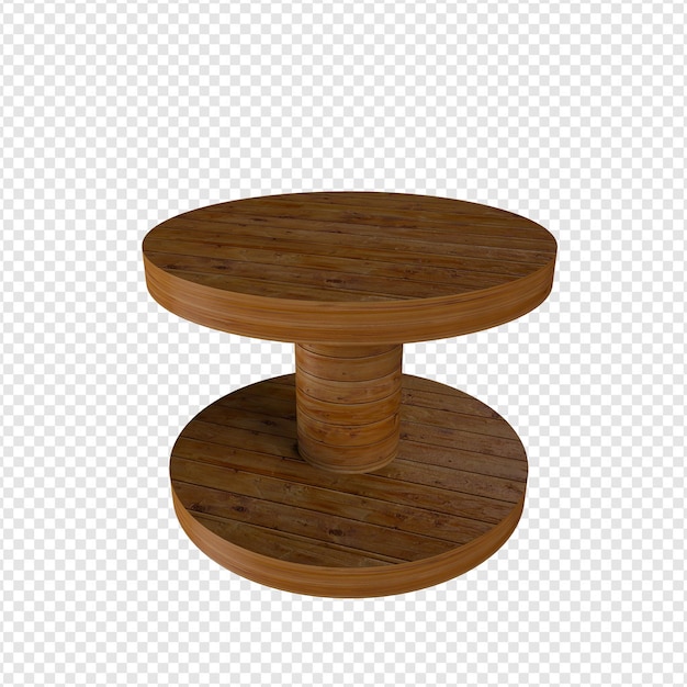 ROUND WOODEN TABLE