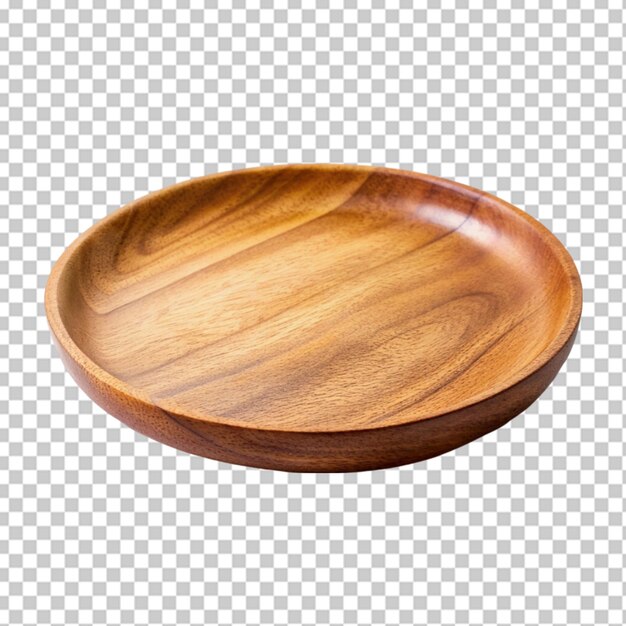 PSD a round wooden tray png