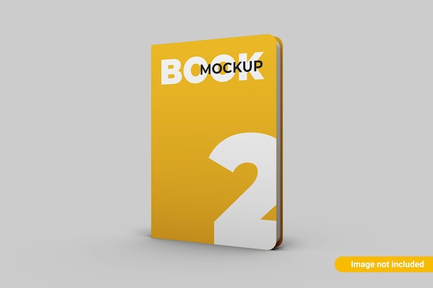 Rounded book cover mockup