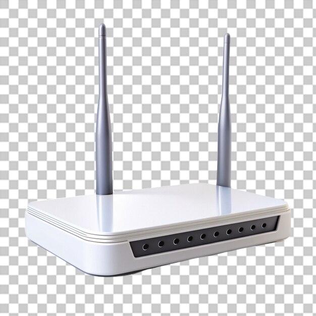 Router geïsoleerd op transparante achtergrond