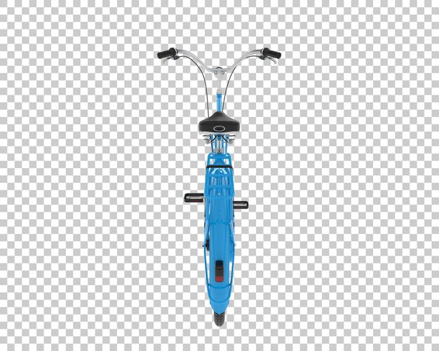 PSD rower miejski odizolowany na tle ilustracja renderingu 3d