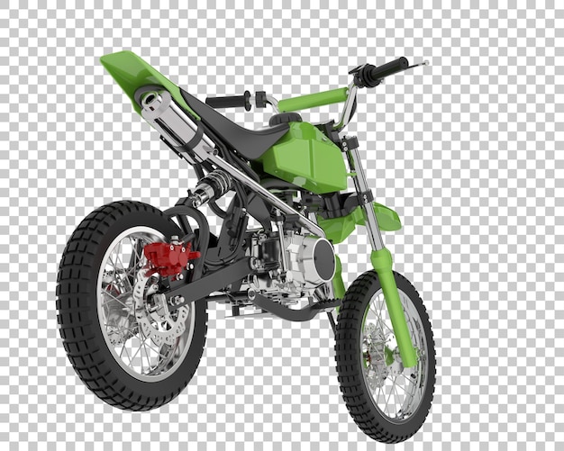 Rower Motocrossowy Na Przezroczystym Tle Ilustracja Renderowania 3d