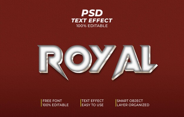 PSD royal luxury text effect