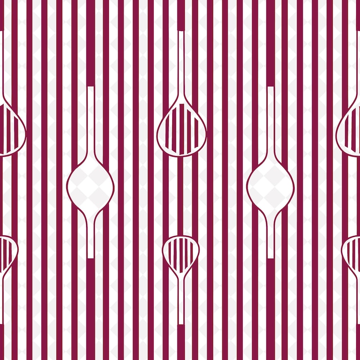 PSD royal stripe pattern with golf club icon and varying widths abstract natural pattern vector design