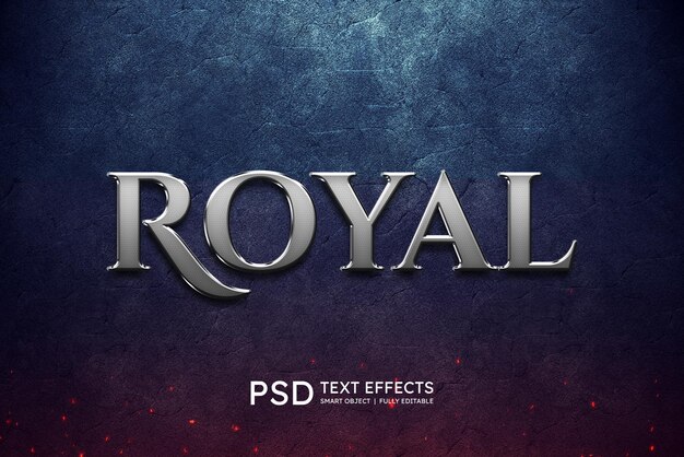 PSD royal text effect