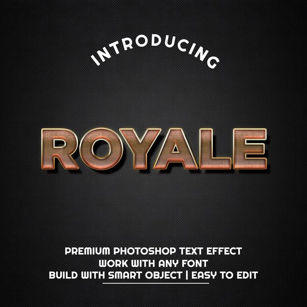 Royale - szablon efektu tekstowego