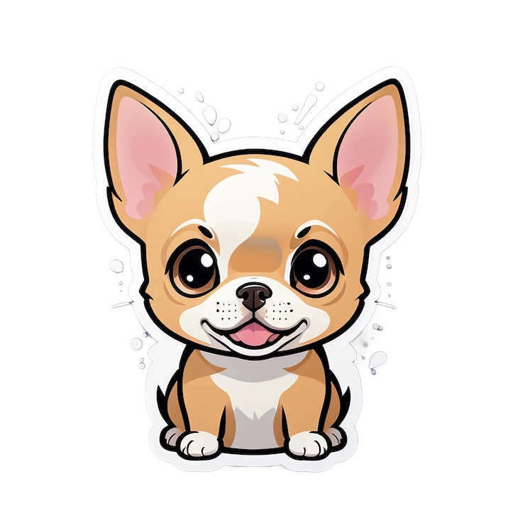 PSD rozczarowana twarz chihuahua
