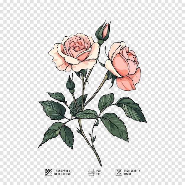 roze beeld met doorzichtige achtergrond