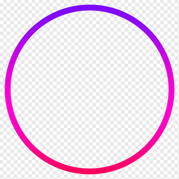 roze cirkel met een roze rand en een roze circle aan de linkerkant