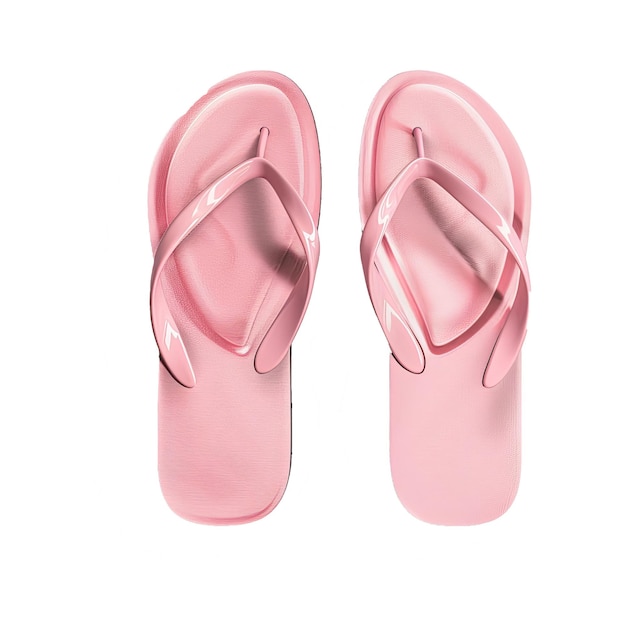 PSD roze flip-flops bovenbeeld