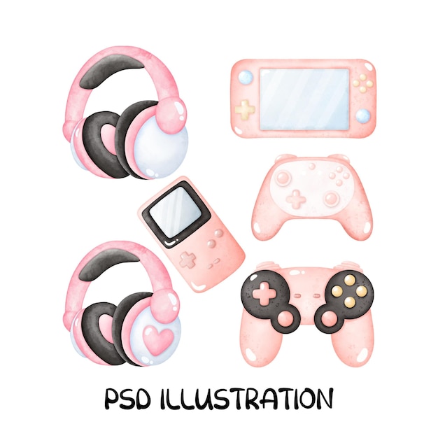 PSD roze gaming 1