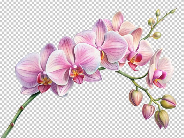 PSD roze orchidee